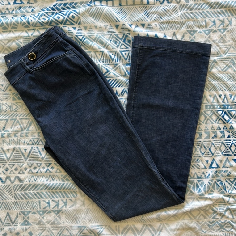 WHBM Denim Trouser Pants
